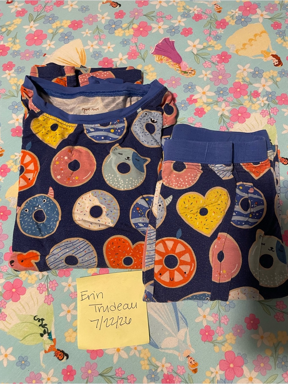 Little Sleepies Blue Donut Dreams PJs